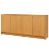 Buffet Aparador 180cm 4 Portas Minimalista Carvalho Rosé - Dalla Costa