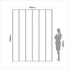 Painel Decorativo Liso 192cm para Parede em Mdf Freijó - Dalla Costa