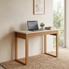 Mesa Industrial 100cm com Tampo Tamburato e Gaveta em Mdf Off White/Freijó