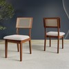 Kit 2 Cadeiras 100% Mdf Pinhão/Bege Claro Pn20 - Dalla Costa