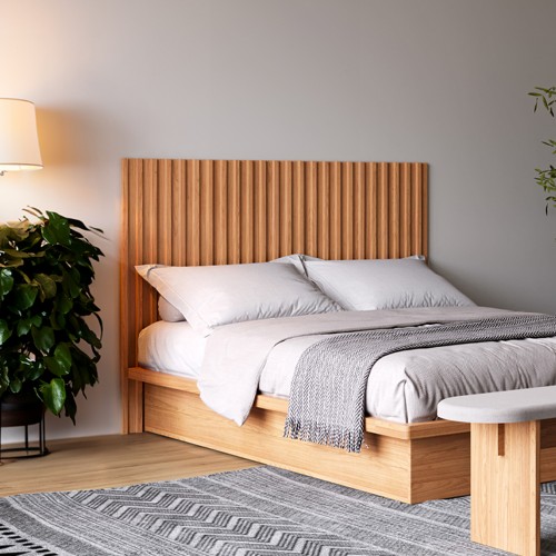 Cabeceira Casal 168cm Ripada Freijó - Dalla Costa