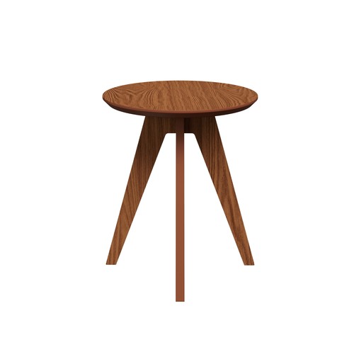 Mesa de Canto Retrô 50cm Pinhão - Dalla Costa