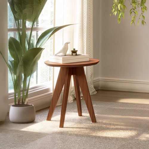 Mesa de Canto Retrô 50cm Pinhão - Dalla Costa