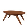 Mesa de Centro Oval Basic Pinhão - Dalla Costa