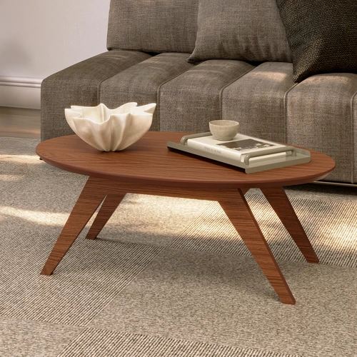 Mesa de Centro Oval Basic Pinhão - Dalla Costa