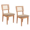 Kit 2 Cadeiras 100% Mdf Freijó/Taupe J28 - Dalla Costa