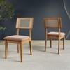 Kit 2 Cadeiras 100% Mdf Freijó/Taupe J28 - Dalla Costa