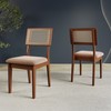 Kit 2 Cadeiras 100% Mdf Pinhão/Taupe Pn28 - Dalla Costa