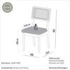 Kit 2 Cadeiras 100% Mdf Pinhão/Grafite Pn30 - Dalla Costa
