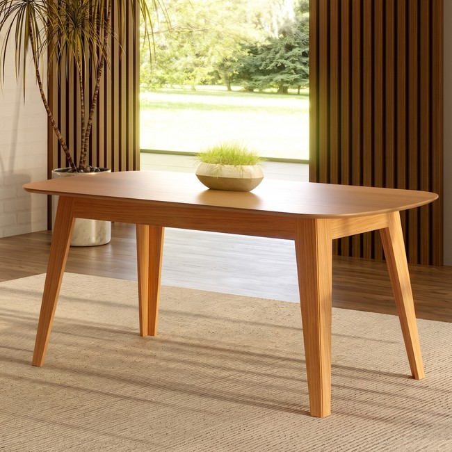 Mesa de Jantar Madrid 180cm - Carvalho Rosé