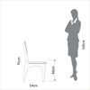 Kit 2 Cadeiras Mdf Retrô com Encosto em Tela Sintética - Carvalho Rosé/Bege Claro