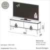 Rack 180cm 2 Portas Basculantes e Led - Off White Fosco