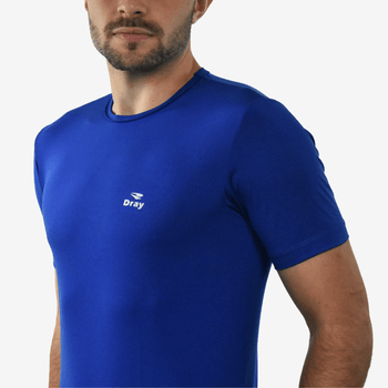Camisa Térmica Manga Curta Dray 1371- Azul P