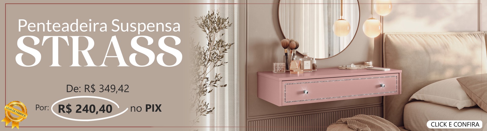 Penteadeira Strass Pc