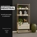 Closet Industrial Estante 2 Gavetas 5 Prateleiras Off White - Olivar Móveis
