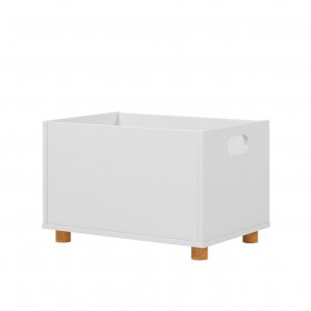 Caixa de Brinquedos Montessoriana Branco - Olivar Móveis