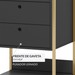 Closet Estante Industrial 2 Gavetas 5 Prateleiras Preto - Olivar Móveis