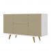 Buffet Retro California 2 Portas 4 Gavetas Branco - Olivar Móveis