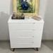 Cômoda Retrô com 4 Gavetas Alpi - Branco
