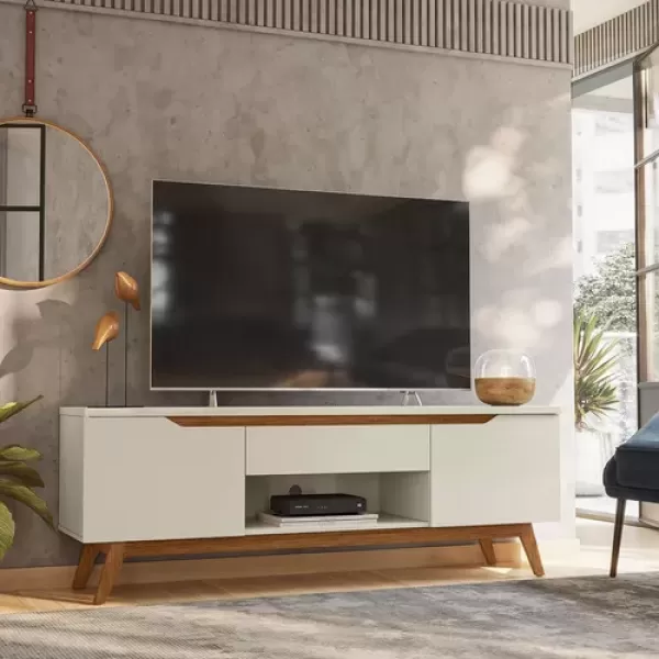 Rack Retro Toquio  Off White - Olivar Móveis