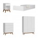 Quarto Infantil Completo Alpi 3 Portas 7 Gavetas Branco