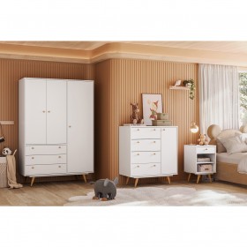 Conjunto Quarto Retro Plus Infantil - Branco