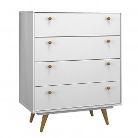 Comoda Retro 35 Plus Branco - Olivar Móveis