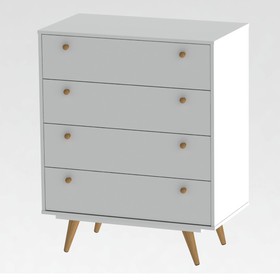 Comoda Retro 35 Plus Branco - Olivar Móveis