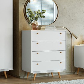 Comoda Retro 35 Plus Branco - Olivar Móveis