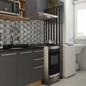 Divisoria Integrada Preto Projemob