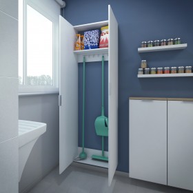 Armario Multiuso Branco Projemob