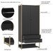 Guarda-Roupa Closet Industrial com Estrutura de Metal 2 Portas 2 Gavetas Cabideiro - Preto