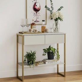 Aparador Industrial Dijon Off White - Olivar Móveis