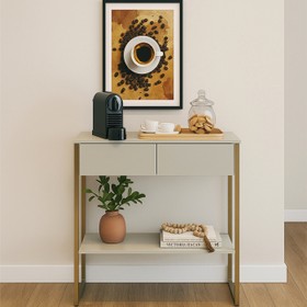 Aparador Industrial Dijon Off White - Olivar Móveis