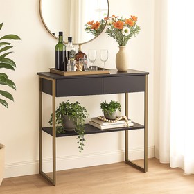 Aparador Industrial Dijon Preto - Olivar Móveis