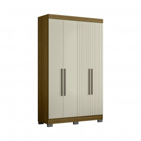 Guarda Roupa Dakota 4 Portas Freijo Frj Ac Off White Ac - Olivar Móveis