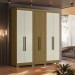 Guarda Roupa Dakota 6 Portas Freijo Frj Ac Off White Ac Freijo Frj Ac - Olivar Móveis