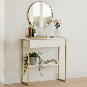 Aparador Industrial Dijon Branco - Olivar Móveis