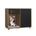 Aparador Pet Dog  Mel/Freijó/Preto - Olivar Móveis