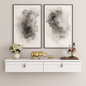 Rack Suspenso Line P/ Tvs Até 50 Polegadas 135cm 2 Portas Branco - Olivar Móveis