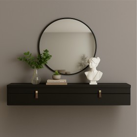 Rack Suspenso Line P/ Tvs Até 50 Polegadas 135cm 2 Portas Preto - Olivar Móveis