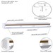 Rack Suspenso Slim Curvo 220cm para TV Até 70” Moderno Luxo Mdp/Mdf com Portas Basculantes Branco Cedro - Olivar Móveis