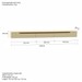 Rack Suspenso Slim Curvo 220cm para TV Até 70” Moderno Luxo com Portas Basculantes Off White Cedro - Olivar Móveis