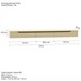 Rack Suspenso Slim Curvo 220cm para TV Até 70” Moderno Luxo Mdp/Mdf com Portas Basculantes Off White Cedro - Olivar Móveis