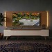 Rack Retrô com Painel para TV Até 70 Polegadas com Led 2,20m Shop - Cedro/Off White