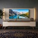 Rack Retrô com Painel para TV Até 70 Polegadas com Led 2,20m Shop - Off White/Cedro