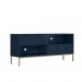 Rack Industrial Tetris Até 55 Polegadas 2 Portas Azul Navy - Olivar Móveis