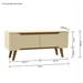 Rack Shop 1120mm Off White Bege Ac Cedro Frj Ac - Olivar Móveis