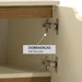Rack Shop 1120mm Off White Bege Ac Cedro Frj Ac - Olivar Móveis