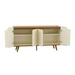 Buffet Retrô Shop 4 Portas Aparador para Sala de Jantar Cozinha Cedro Off White Olivar
